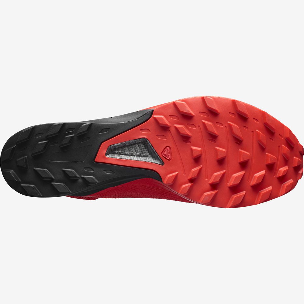 Chaussure Trail Running Salomon S/LAB SENSE 8 SG Homme Rouge | YFDRP-1235