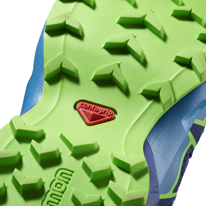 Chaussure Trail Running Salomon SPEEDCROSS BUNGEE K Enfant Turquoise Clair | MQSZA-1370