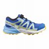 Chaussure Trail Running Salomon SPEEDCROSS Enfant Noir Grise Foncé | GPYXT-5960