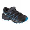 Chaussure Trail Running Salomon SPEEDCROSS Enfant Noir Grise Foncé | GPYXT-5960