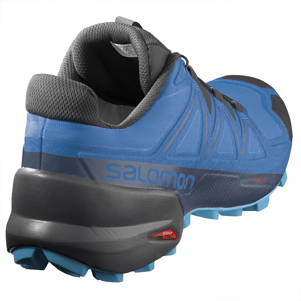 Chaussure Trail Running Salomon SPEEDCROSS 5 Homme Indigo | HLXKJ-8341