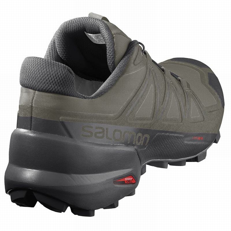 Chaussure Trail Running Salomon SPEEDCROSS 5 WIDE Homme Violette Noir | AMNCL-2389