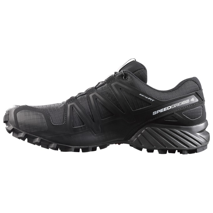 Chaussure Trail Running Salomon SPEEDCROSS 4 Homme Noir Jaune | TAXPO-2469