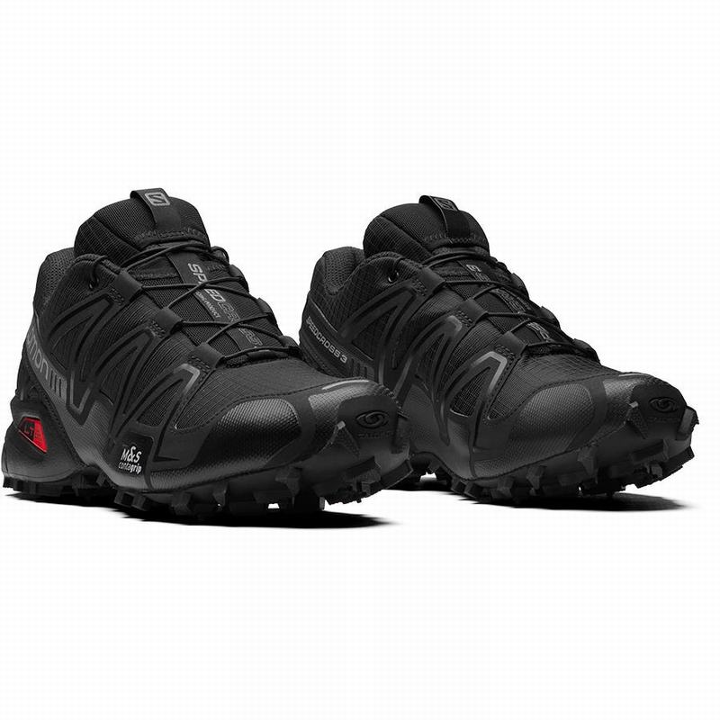 Chaussure Trail Running Salomon SPEEDCROSS 3 Homme Noir | IKTJR-1245