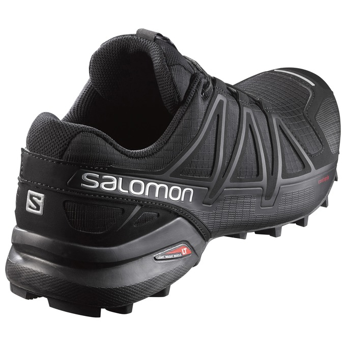 Chaussure Trail Running Salomon SPEEDCROSS 4 Homme Grise Noir | RYDXT-6834