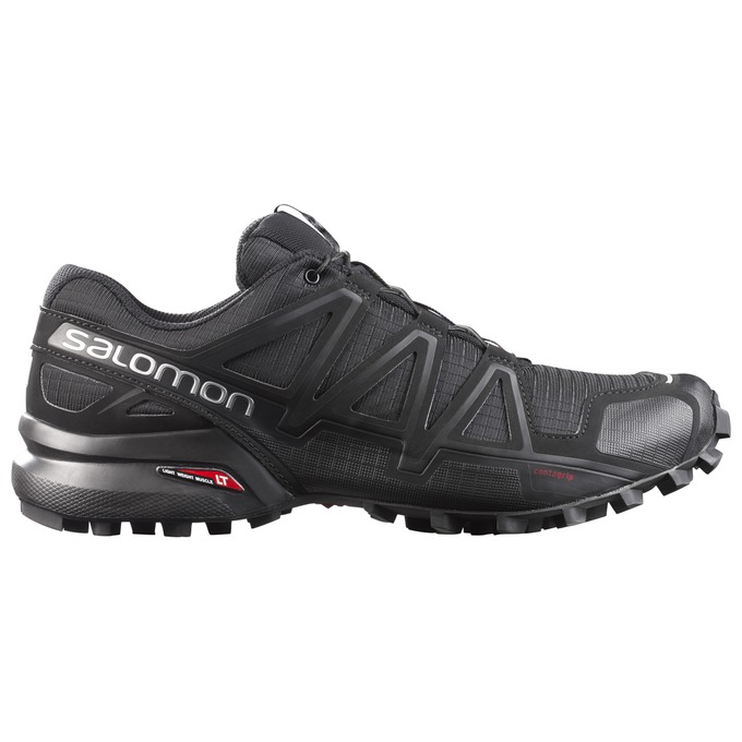 Chaussure Trail Running Salomon SPEEDCROSS 4 Homme Grise Noir | RYDXT-6834