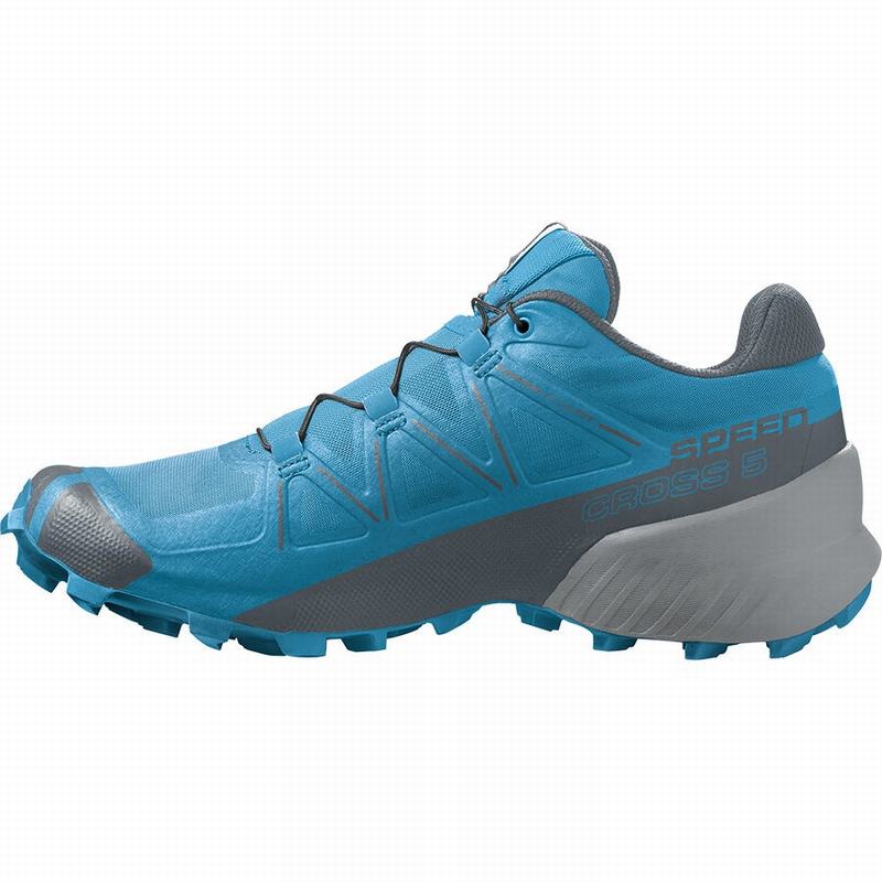 Chaussure Trail Running Salomon SPEEDCROSS 5 Homme Bleu | MWRHZ-8076