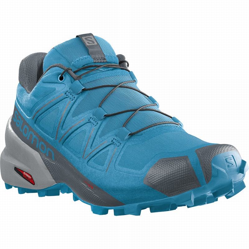 Chaussure Trail Running Salomon SPEEDCROSS 5 Homme Bleu | MWRHZ-8076