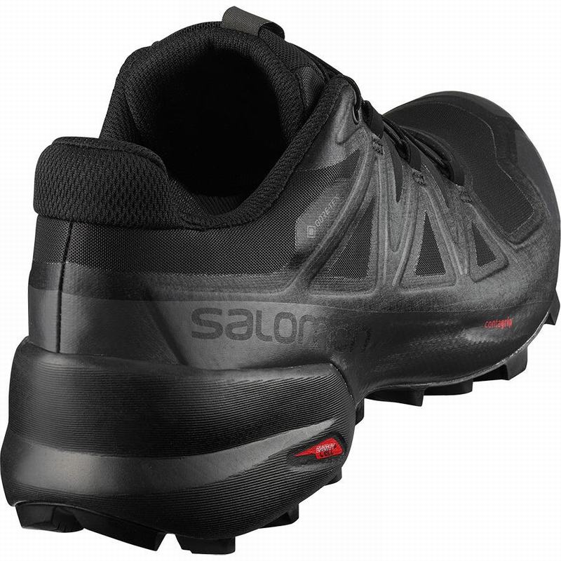 Chaussure Trail Running Salomon SPEEDCROSS 5 GORE-TEX Homme Noir | BKIRZ-4587