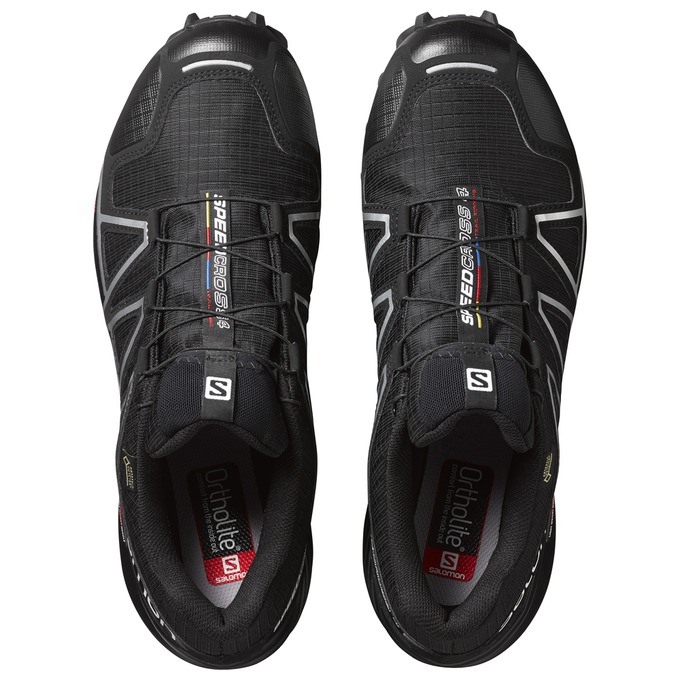 Chaussure Trail Running Salomon SPEEDCROSS 4 GTX Homme Noir | VGUIB-3216