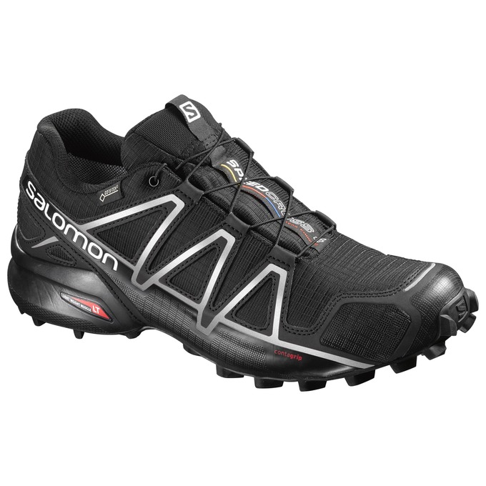 Chaussure Trail Running Salomon SPEEDCROSS 4 GTX Homme Noir | VGUIB-3216