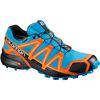 Chaussure Trail Running Salomon SPEEDCROSS 4 GTX Homme Bleu Orange Noir | ZEWNV-0154