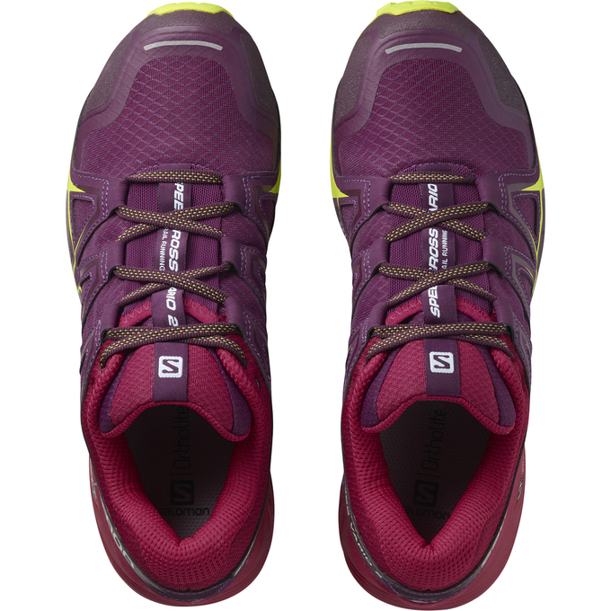 Chaussure Trail Running Salomon SPEEDCROSS VARIO 2 W Femme Bordeaux | PEDHM-0587