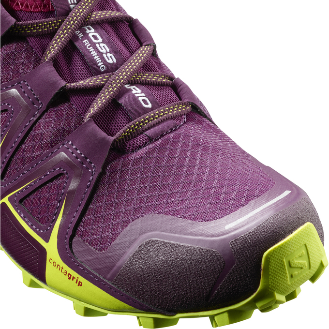 Chaussure Trail Running Salomon SPEEDCROSS VARIO 2 W Femme Bordeaux | PEDHM-0587