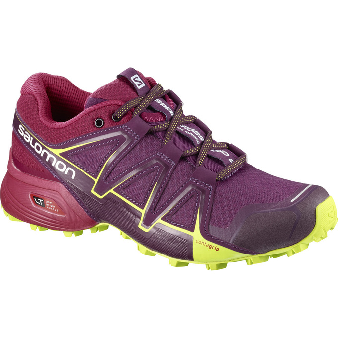 Chaussure Trail Running Salomon SPEEDCROSS VARIO 2 W Femme Bordeaux | PEDHM-0587