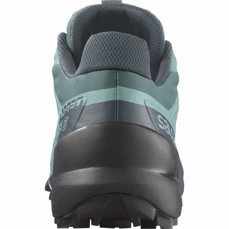 Chaussure Trail Running Salomon SPEEDCROSS 5 Femme Turquoise | IXTJD-8341