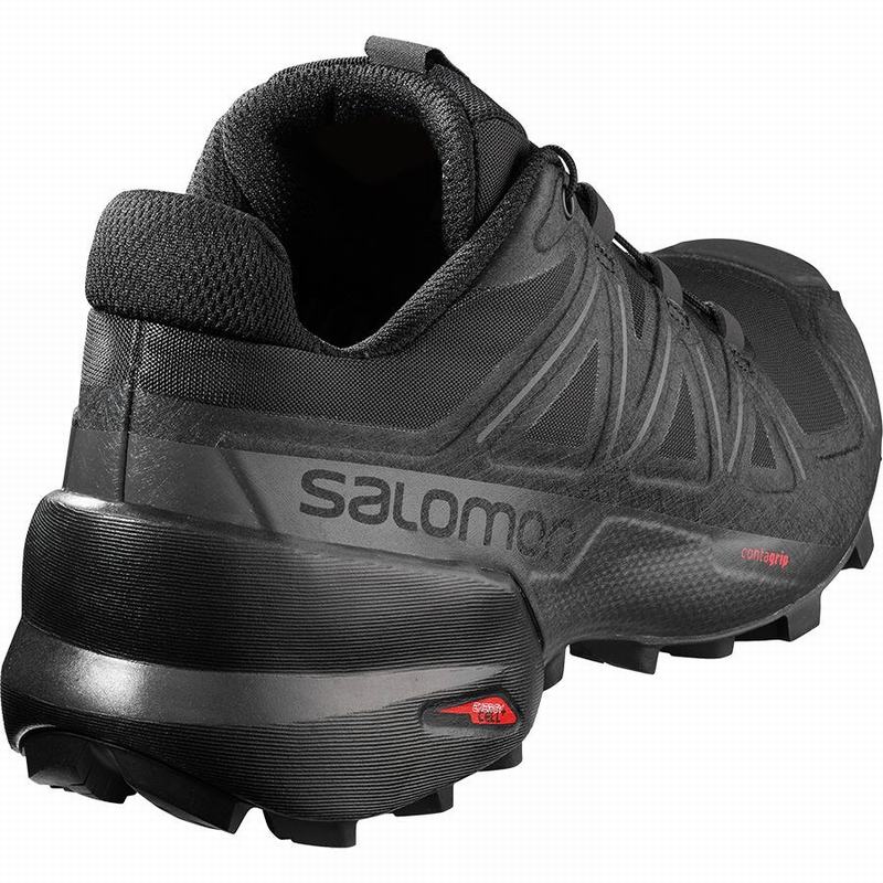 Chaussure Trail Running Salomon SPEEDCROSS 5 Femme Noir | AOBUK-8013