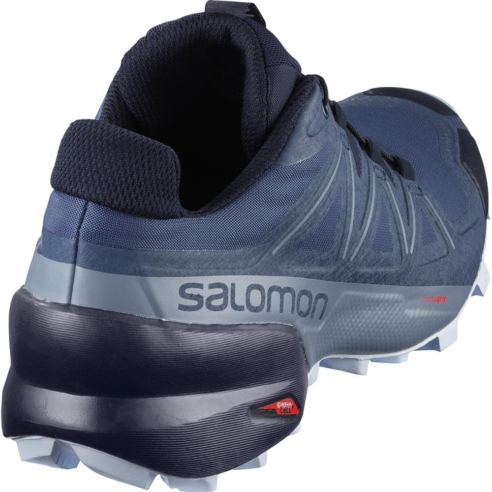 Chaussure Trail Running Salomon SPEEDCROSS 5 W Femme Steelblue | CVNMK-4695