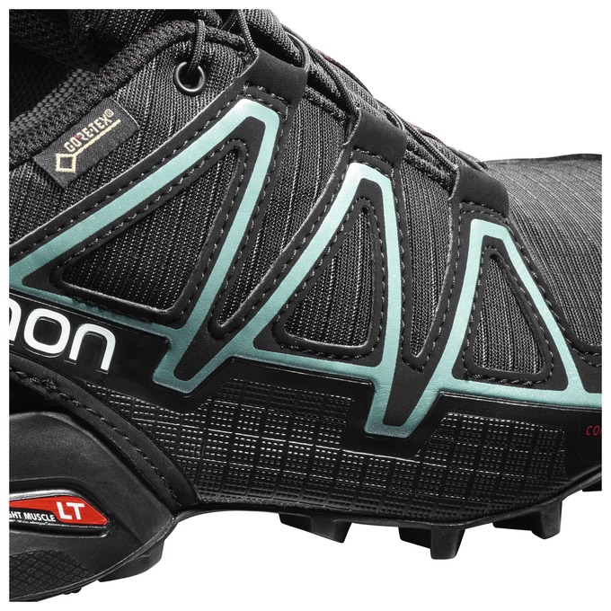 Chaussure Trail Running Salomon SPEEDCROSS 4 GTX W Femme Bleu Clair | UIDLE-3204