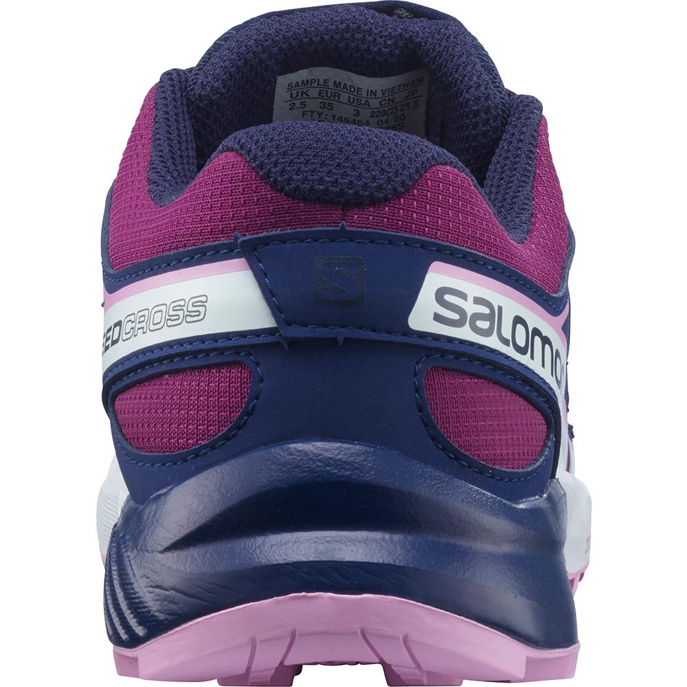 Chaussure Trail Running Salomon SPEEDCROSS J Enfant Violette | LNXZV-6254