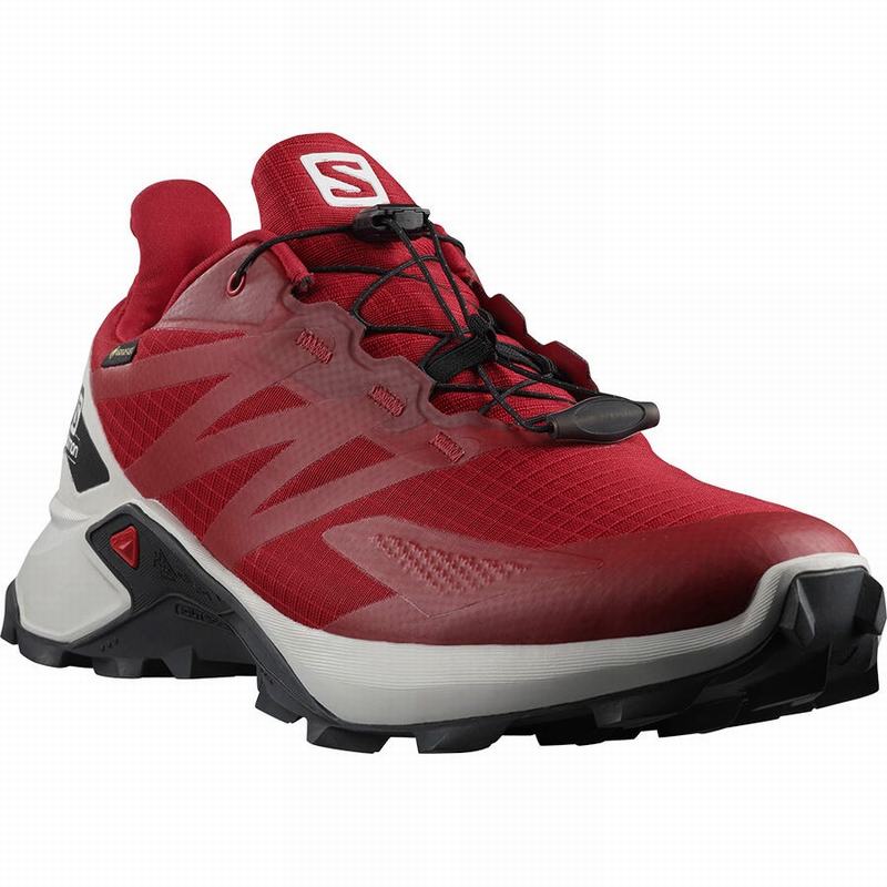 Chaussure Trail Running Salomon SUPERCROSS BLAST GTX Homme Rouge | OAJUX-5640