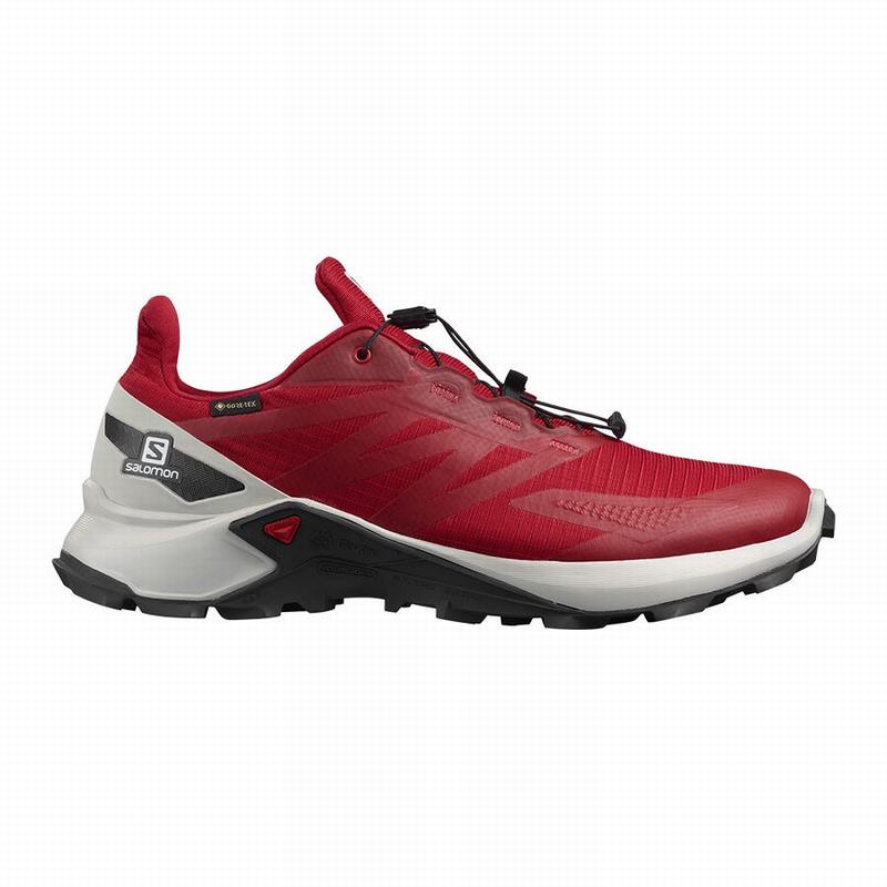 Chaussure Trail Running Salomon SUPERCROSS BLAST GTX Homme Rouge | OAJUX-5640