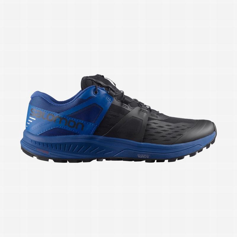 Chaussure Trail Running Salomon ULTRA /PRO Homme Noir Bleu | NKWGR-7345