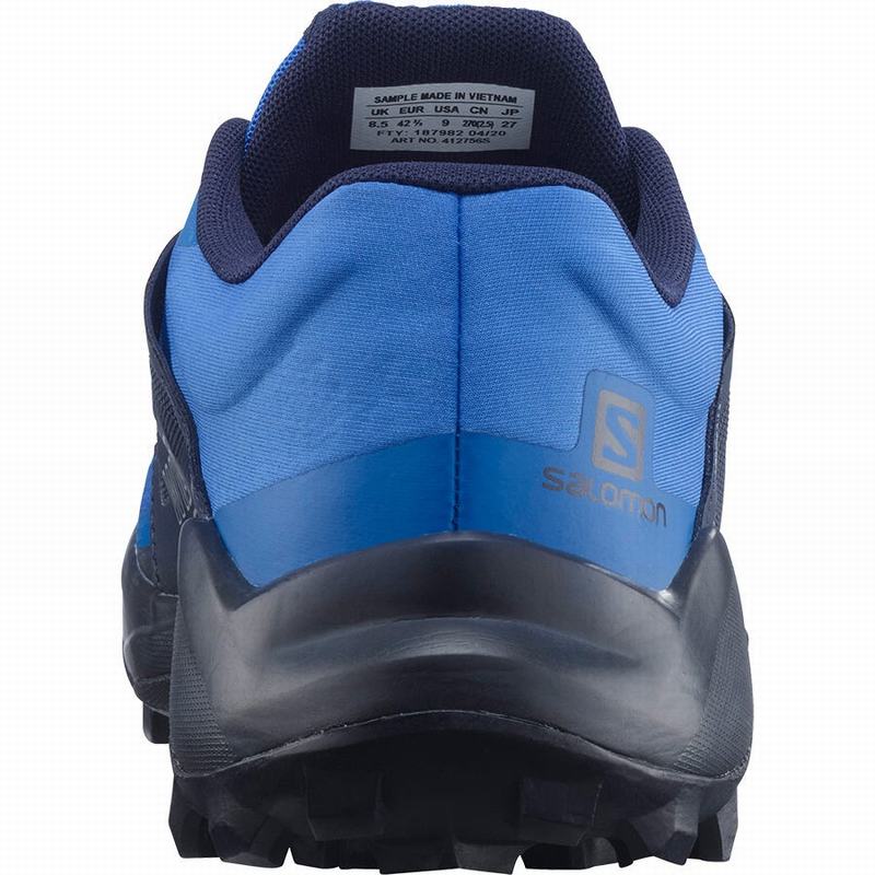 Chaussure Trail Running Salomon WILDCROSS Homme Bleu | NOGLY-2840