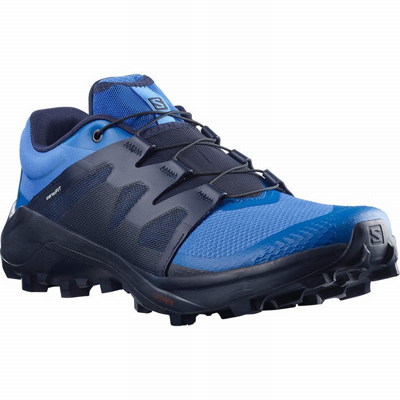 Chaussure Trail Running Salomon WILDCROSS Homme Bleu | NOGLY-2840