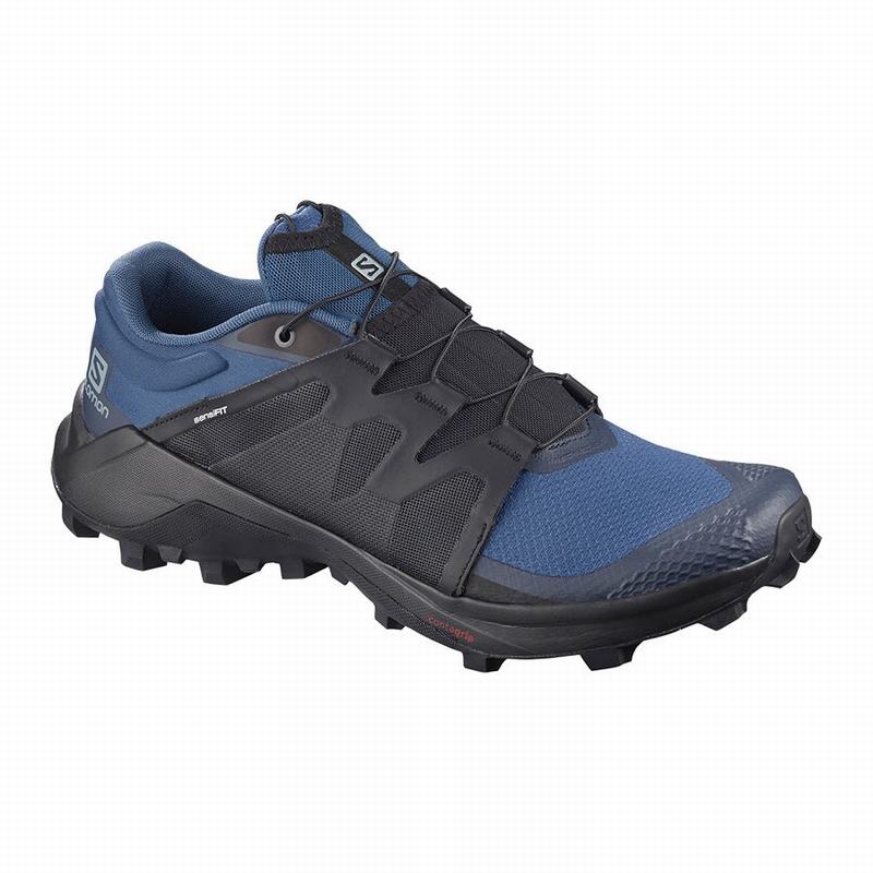 Chaussure Trail Running Salomon WILDCROSS Homme Bleu Marine Noir | JMOVS-3852