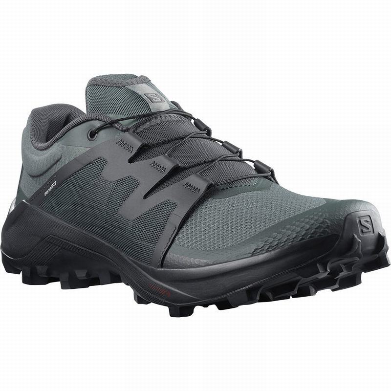 Chaussure Trail Running Salomon WILDCROSS Homme Vert | DPIEK-5134