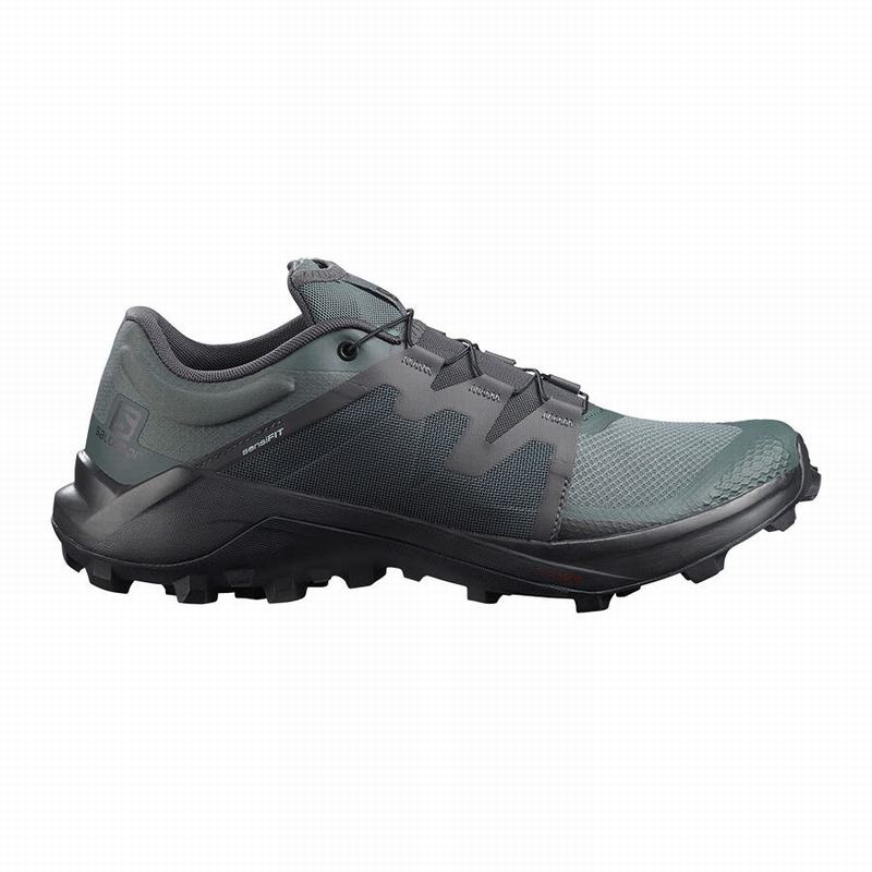 Chaussure Trail Running Salomon WILDCROSS Homme Vert | DPIEK-5134