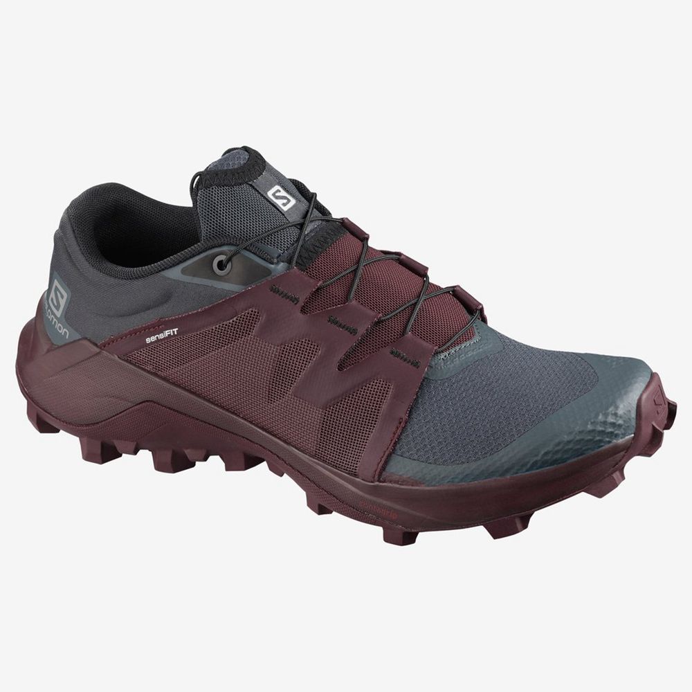 Chaussure Trail Running Salomon WILDCROSS Femme India Ink | ONIBJ-0137