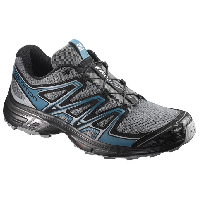 Chaussure Trail Running Salomon WINGS FLYTE 2 Homme Argent Noir | TACPH-6781