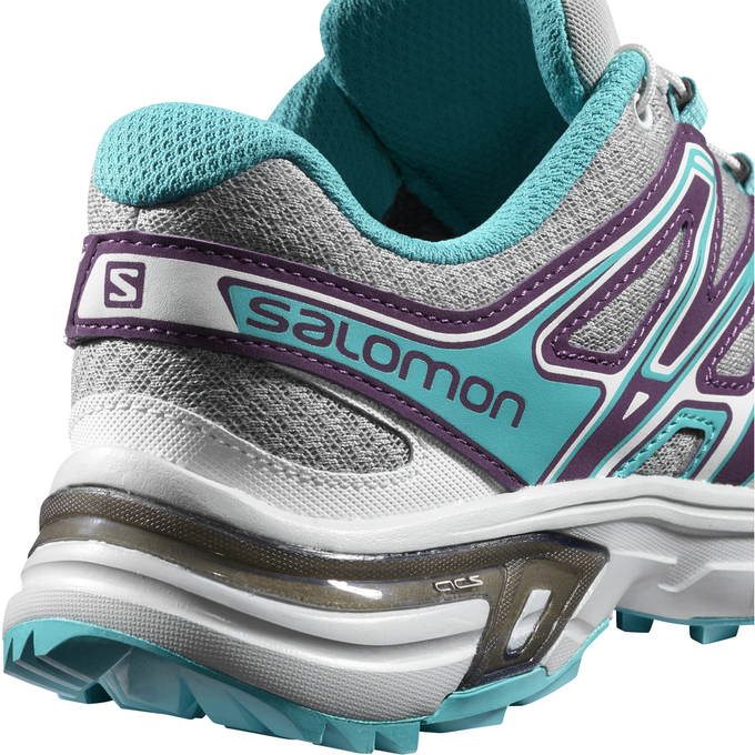 Chaussure Trail Running Salomon WINGS FLYTE 2 W Femme Argent Turquoise | YIXTW-3849