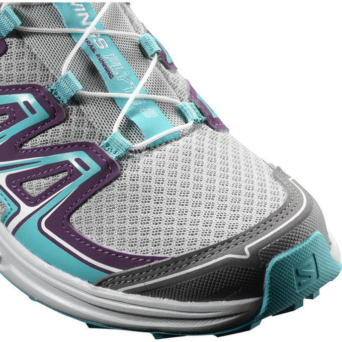 Chaussure Trail Running Salomon WINGS FLYTE 2 W Femme Argent Turquoise | YIXTW-3849