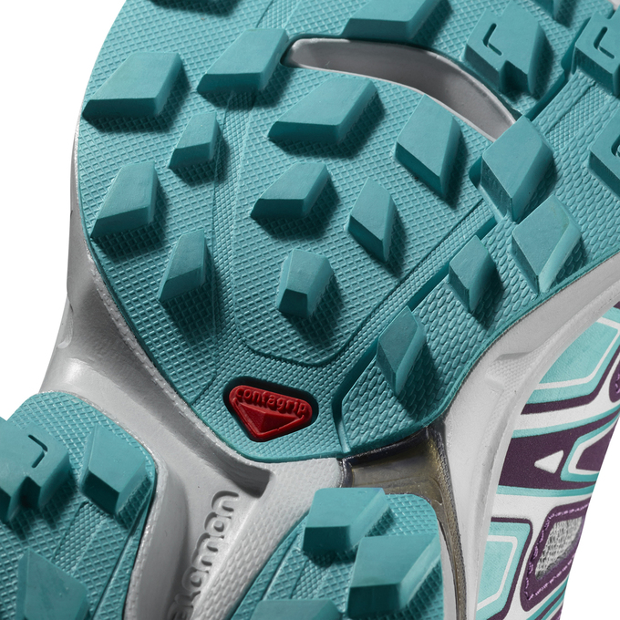 Chaussure Trail Running Salomon WINGS FLYTE 2 W Femme Argent Turquoise | YIXTW-3849