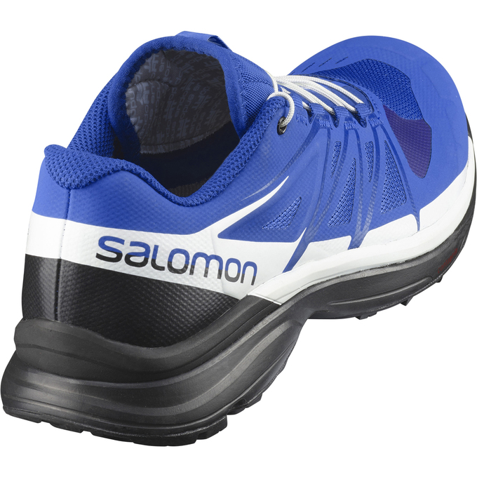 Chaussure Trail Running Salomon WINGS PRO 3 Homme Noir Grise Orange | AOEGM-7426