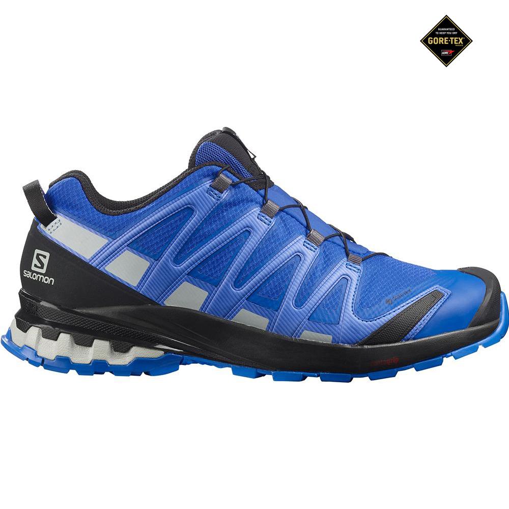 Chaussure Trail Running Salomon XA PRO 3D V8 GORE-TEX Homme Bleu Marine | OTHMU-1620