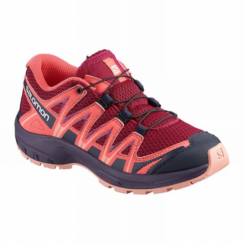 Chaussure Trail Running Salomon XA PRO 3D J Enfant Rouge Orange | AMHYT-9256