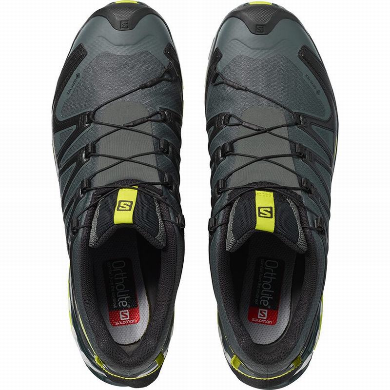 Chaussure Trail Running Salomon XA PRO 3D V8 GORE-TEX Homme Noir Vert Clair | IUWVF-4573