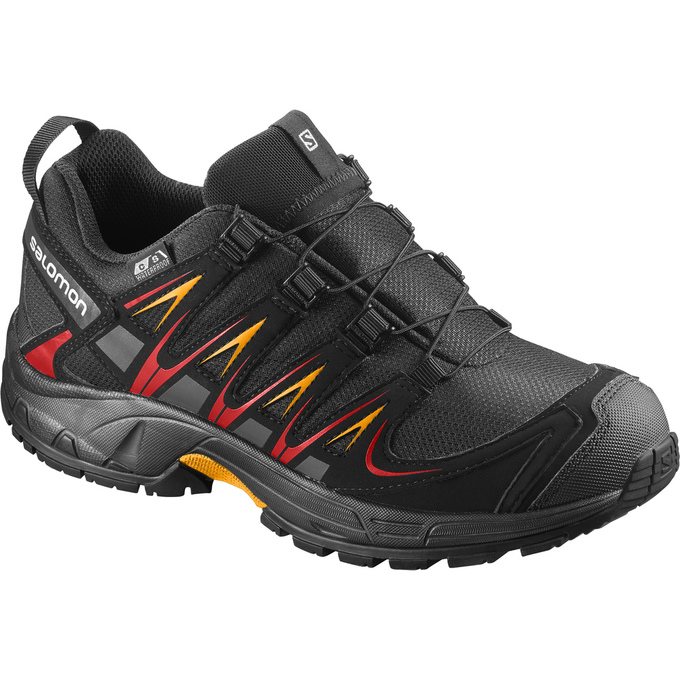 Chaussure Trail Running Salomon XA PRO 3D CSWP K Enfant Noir | WBUEZ-2376