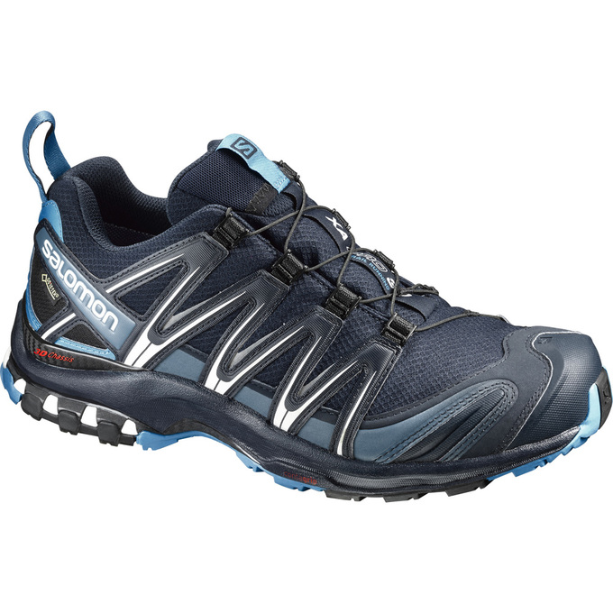 Chaussure Trail Running Salomon XA PRO 3D GTX Homme Bleu Marine | YSXIK-0973