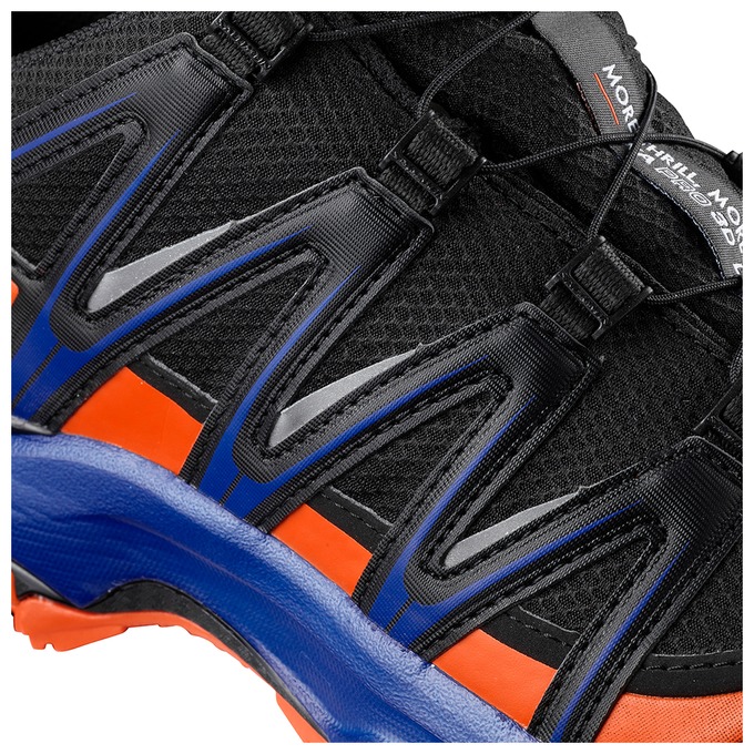 Chaussure Trail Running Salomon XA PRO 3D GTX LTD Homme Noir Orange Bleu | ZHBIA-7639