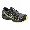 Chaussure Trail Running Salomon XA PRO 3D CLIMASALOMON WATERPROOF Enfant Vert Noir | SQUGB-7623