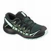 Chaussure Trail Running Salomon XA PRO 3D CLIMASALOMON WATERPROOF Enfant Vert Noir | SQUGB-7623