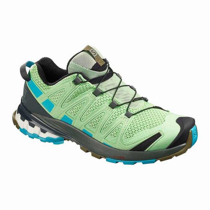 Chaussure Trail Running Salomon XA PRO 3D V8 Femme Vert | UIMDK-5068