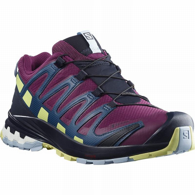 Chaussure Trail Running Salomon XA PRO 3D V8 GORE-TEX Femme Violette | VWGHK-5906