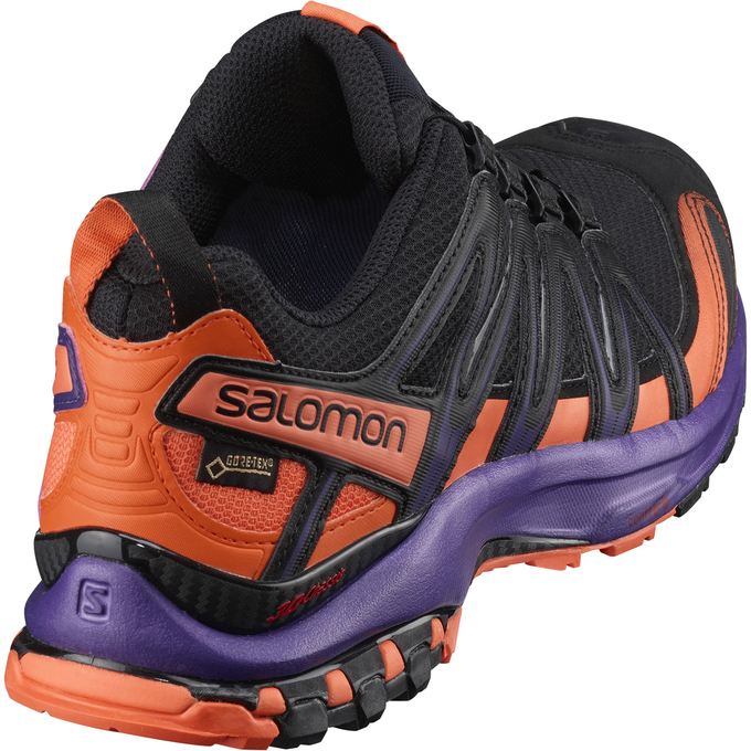 Chaussure Trail Running Salomon XA PRO 3D GTX LTD W Femme Noir Orange | UODAG-9840