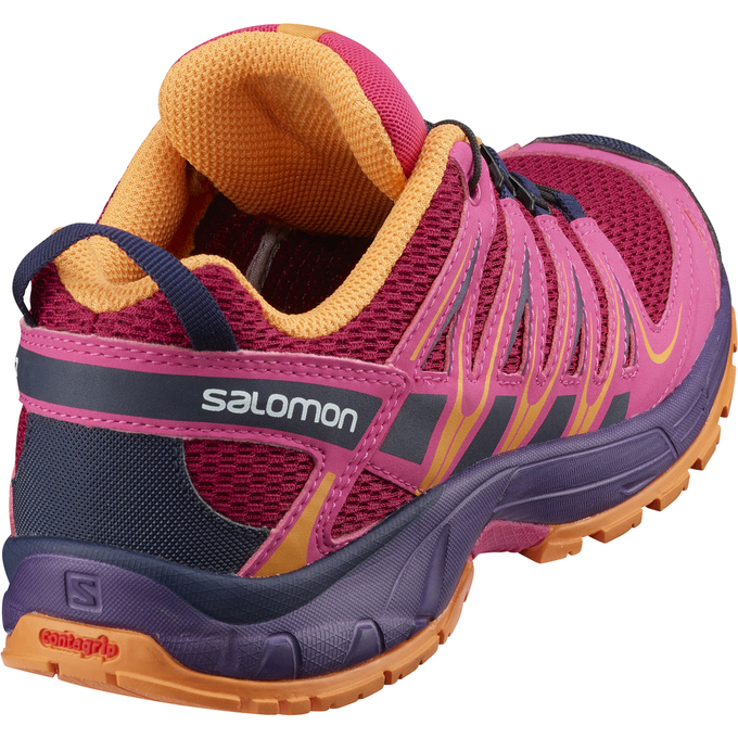 Chaussure Trail Running Salomon XA PRO 3D K Enfant Bleu | AJFGU-1072